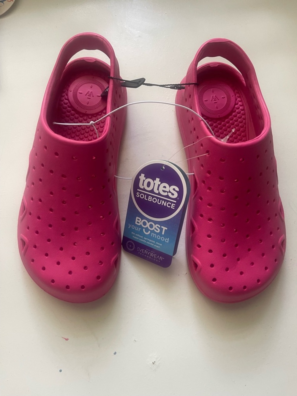 totes Solbounce Kids' Clogs - Bright Pink